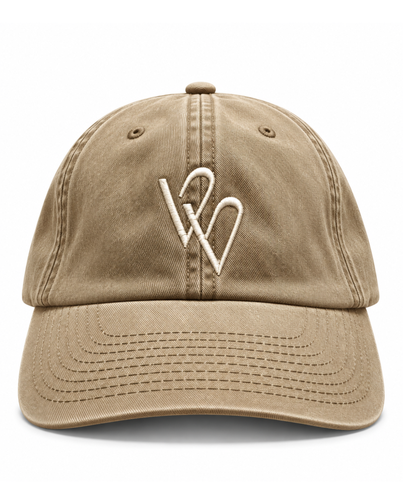 Beige jockey hat 