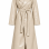 Sophie vanilla eco leather coat 