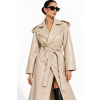 Sophie vanilla eco leather coat 