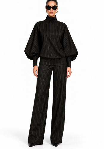Valeria black lurex set 