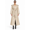 Sophie vanilla eco leather coat 