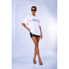 By Virginia colourful white T-shirt 