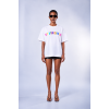 By Virginia colourful white T-shirt 