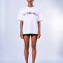 By Virginia colourful white T-shirt 