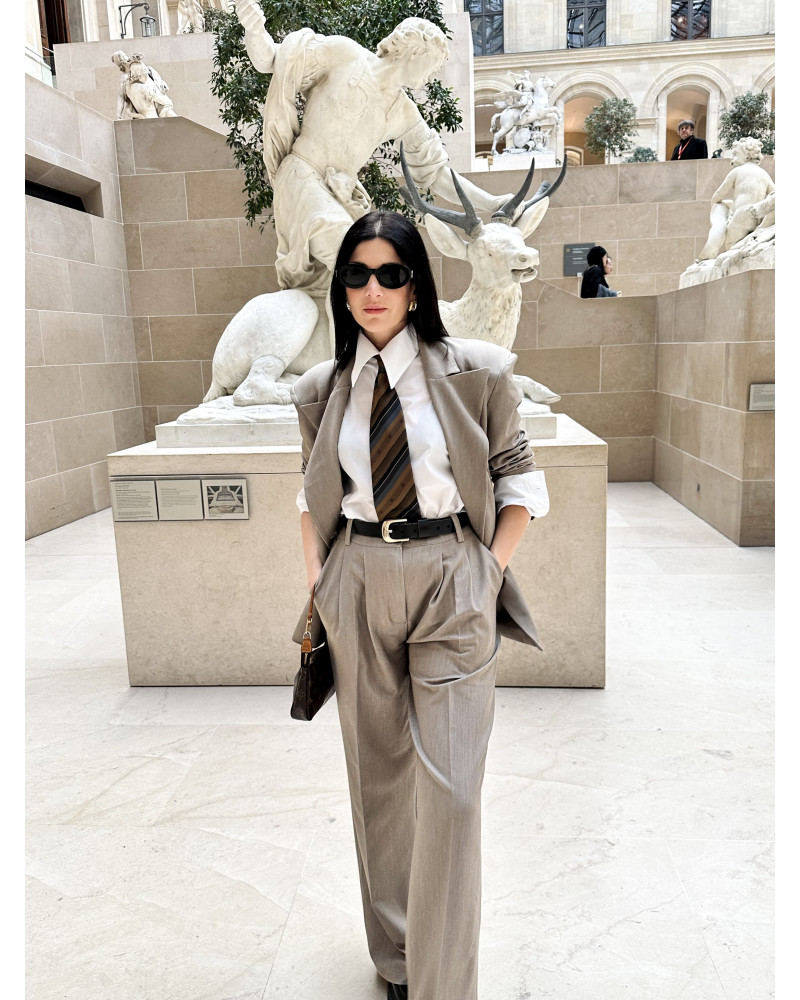 Camille greize blazer 