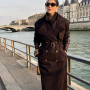 Barbara black trenchcoat 