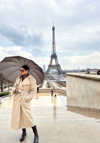 Barbara beige trenchcoat 