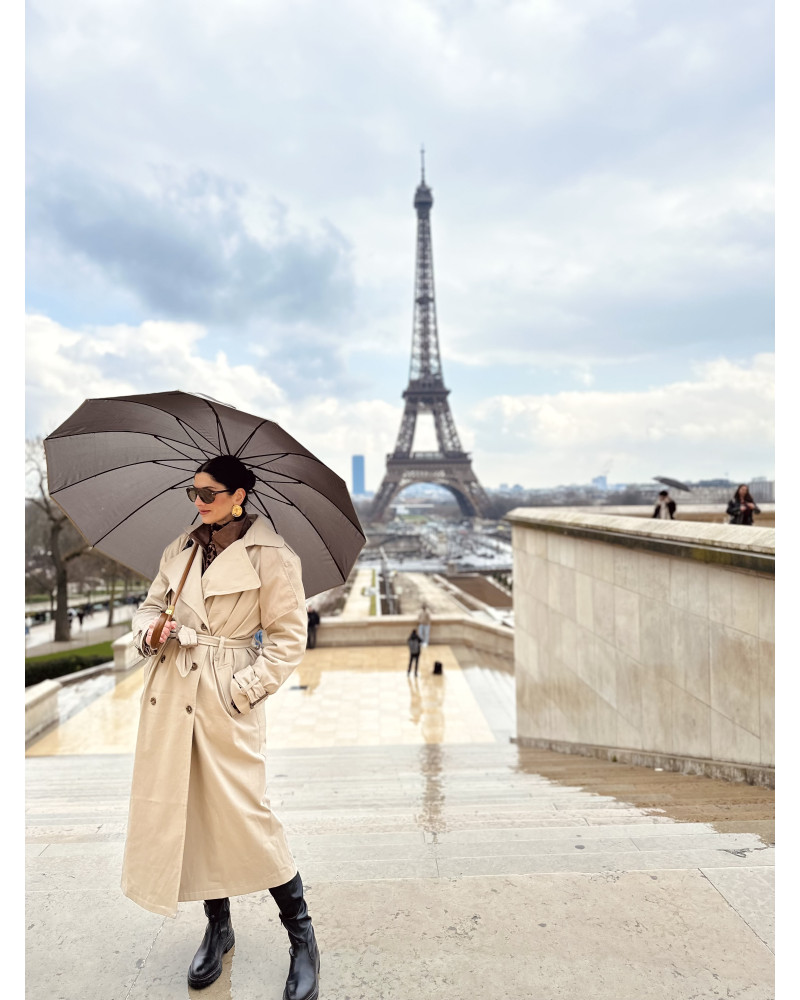 Barbara beige trenchcoat 