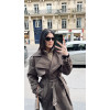 Barbara dark khaki trenchcoat 
