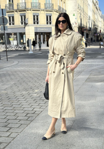 Barbara beige trenchcoat 