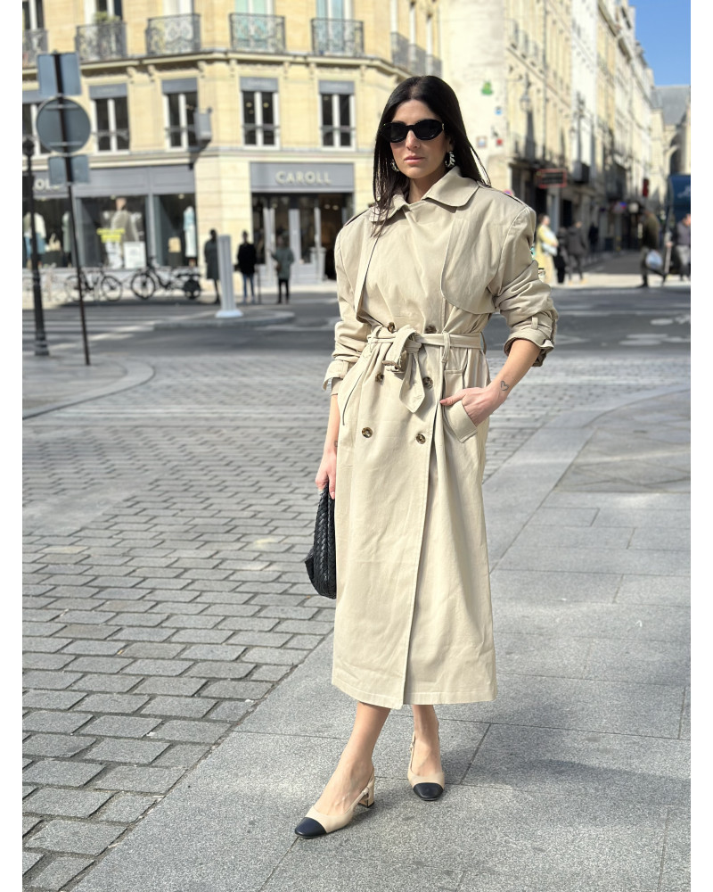 Barbara beige trenchcoat 