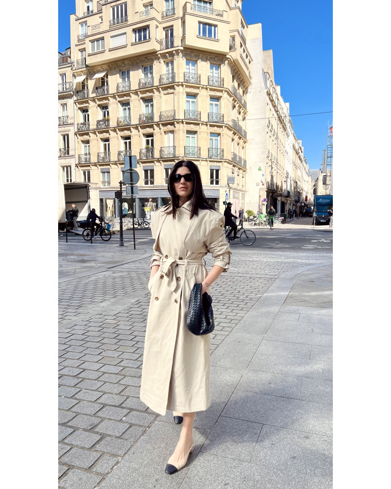 Barbara beige trenchcoat 