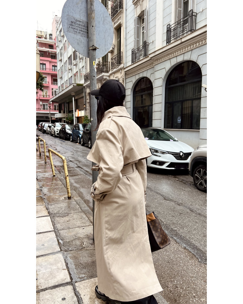 Barbara beige trenchcoat 