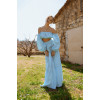 Bardot baby blue vichy crop top 