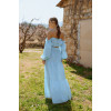 Bardot baby blue vichy crop top 