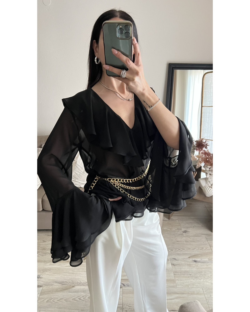 Marianne black top 
