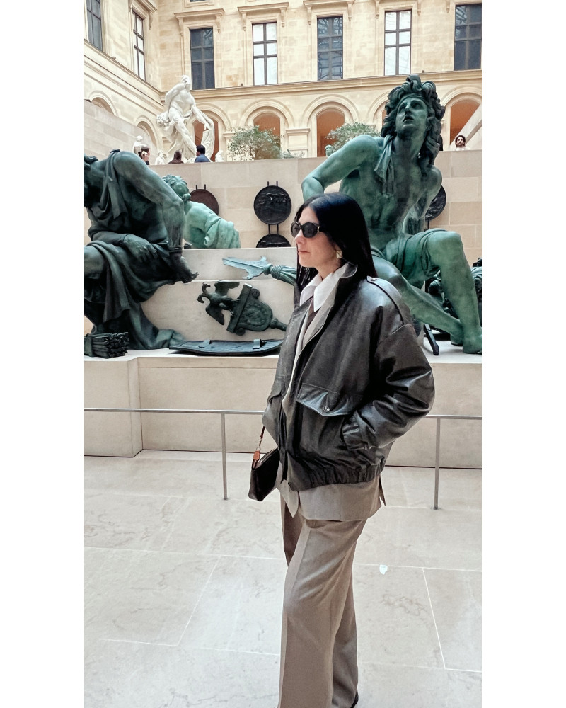 Nicole khaki bomber jacket 