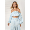 Candy Vichy baby blue skirt 