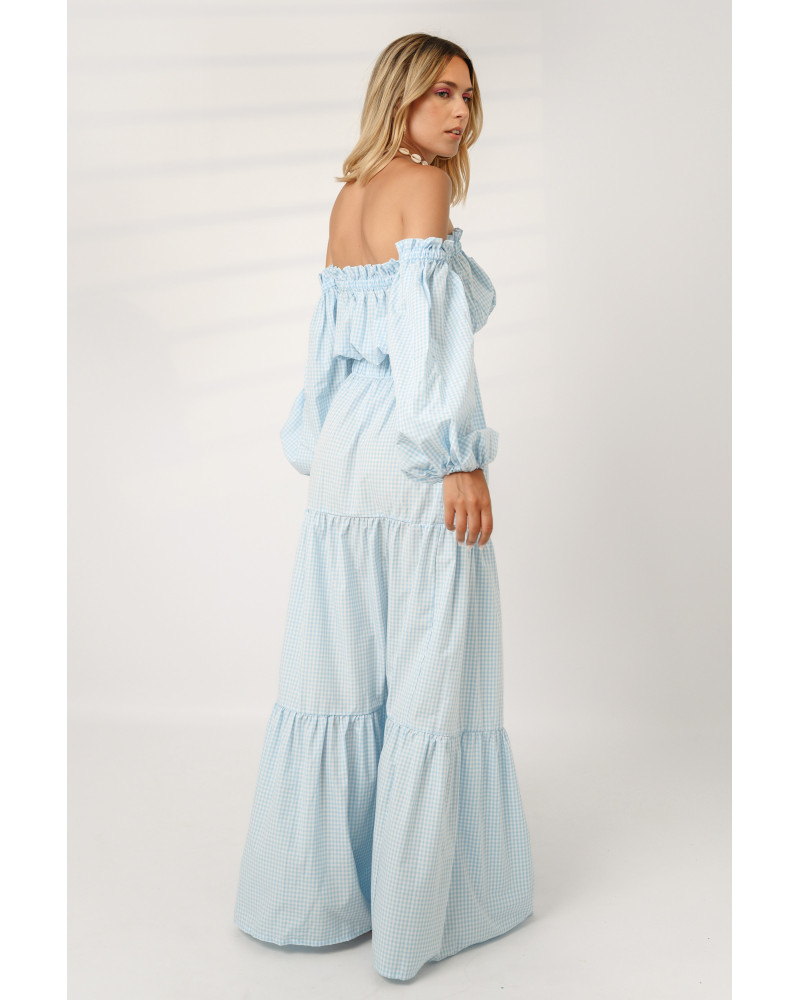 Candy Vichy baby blue skirt 