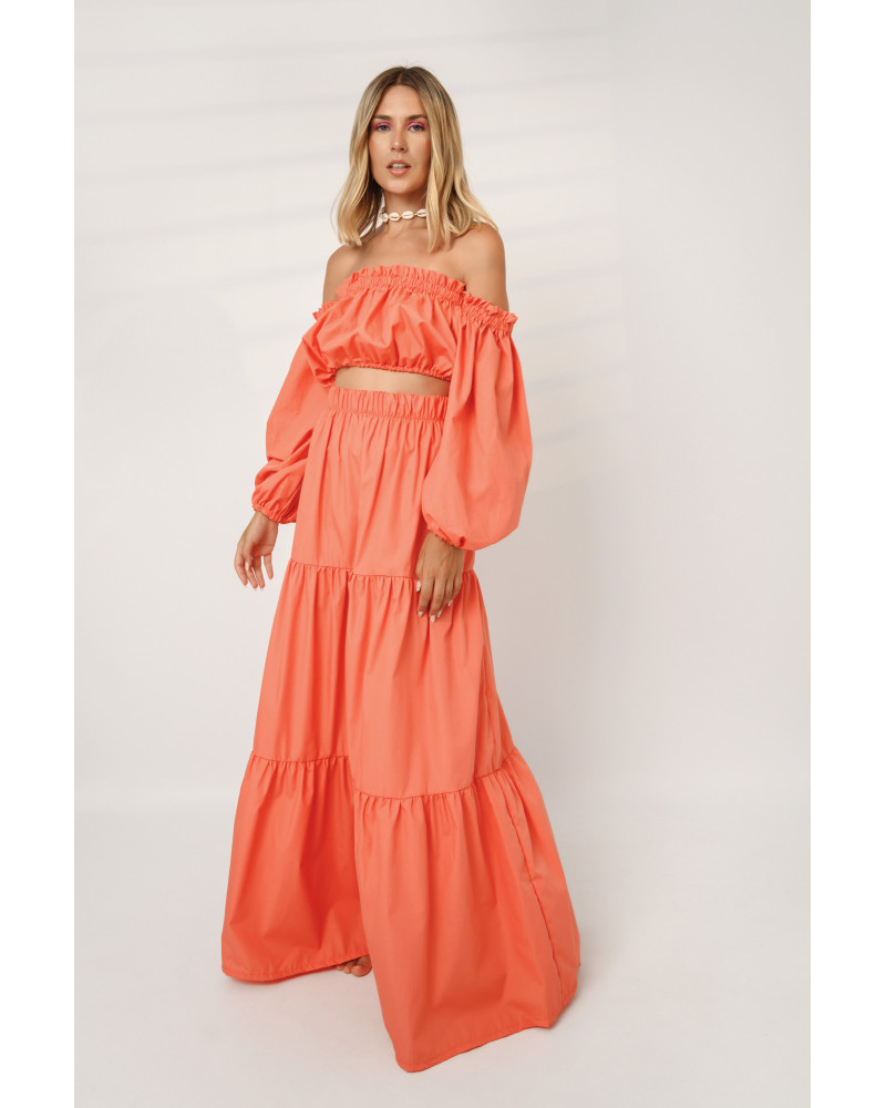 Candy orange skirt 
