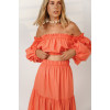 Candy orange skirt 