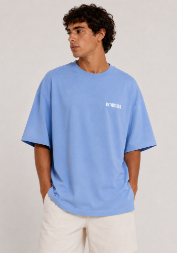 By Virginia baby blue unisex T-shirt 