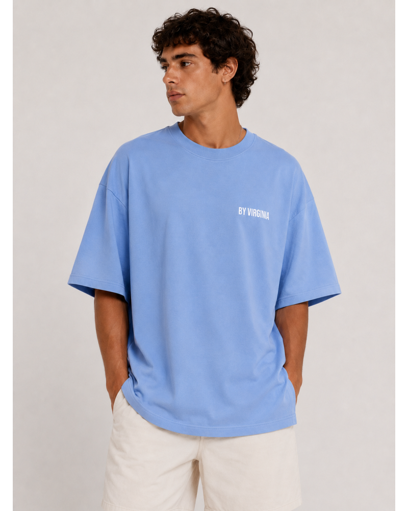 By Virginia baby blue unisex T-shirt 