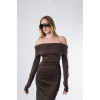 Melanie brown dress 