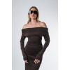 Melanie brown dress 