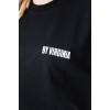 By Virginia Unisex black T-shirt 