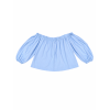Bardot baby blue top 