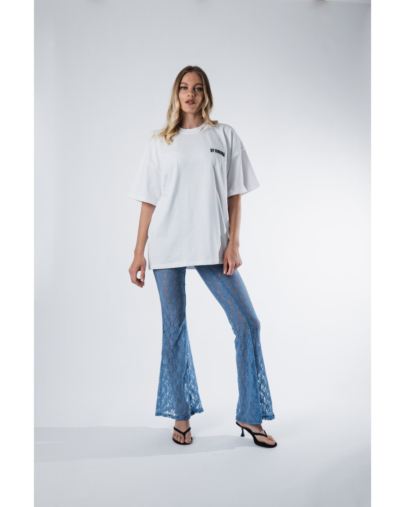 By Virginia Unisex white T-shirt 