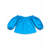 Bardot turquoise top 