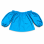 Bardot turquoise top 
