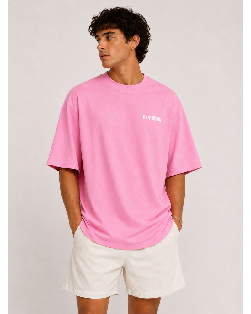 By Virginia pink unisex T-shirt 