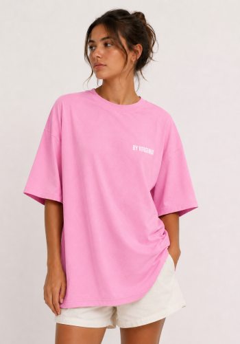 By Virginia pink unisex T-shirt 