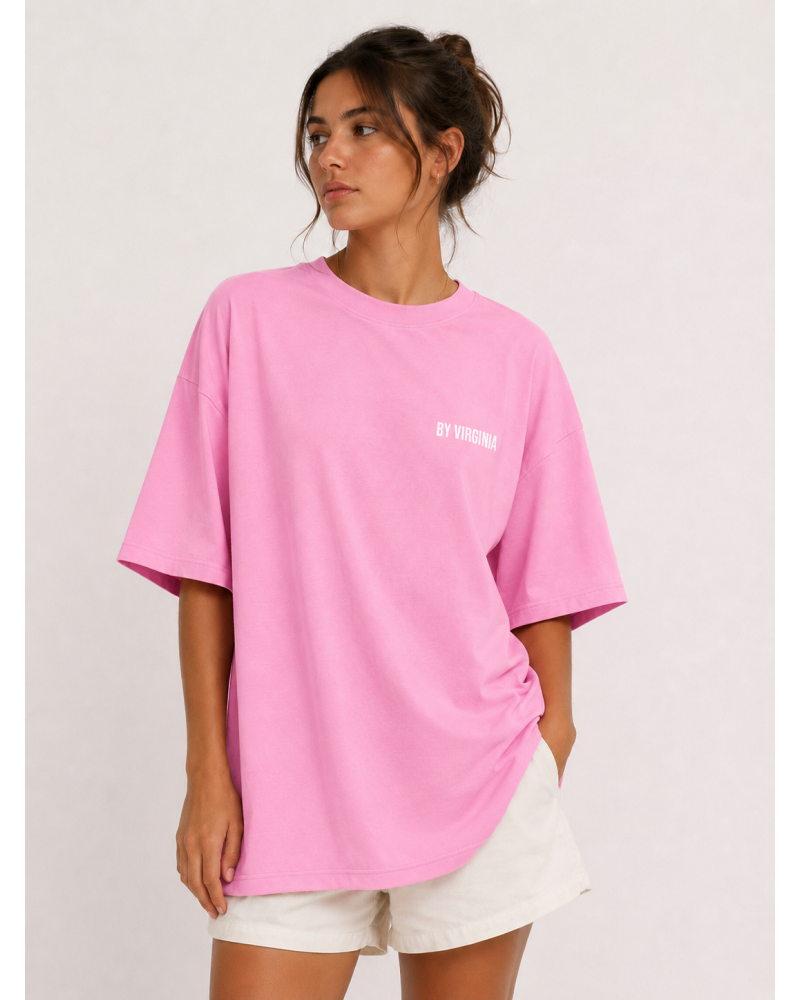 By Virginia pink unisex T-shirt 