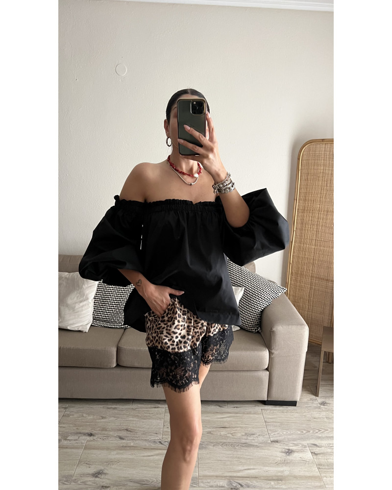 Bardot black top 
