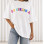 By Virginia colourful white T-shirt 