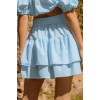 Bardot Vichy baby blue skirt 