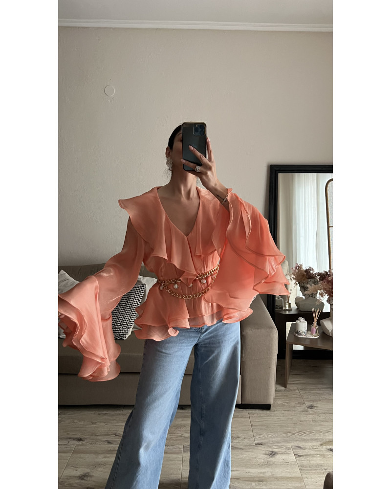 Marianne peach top 