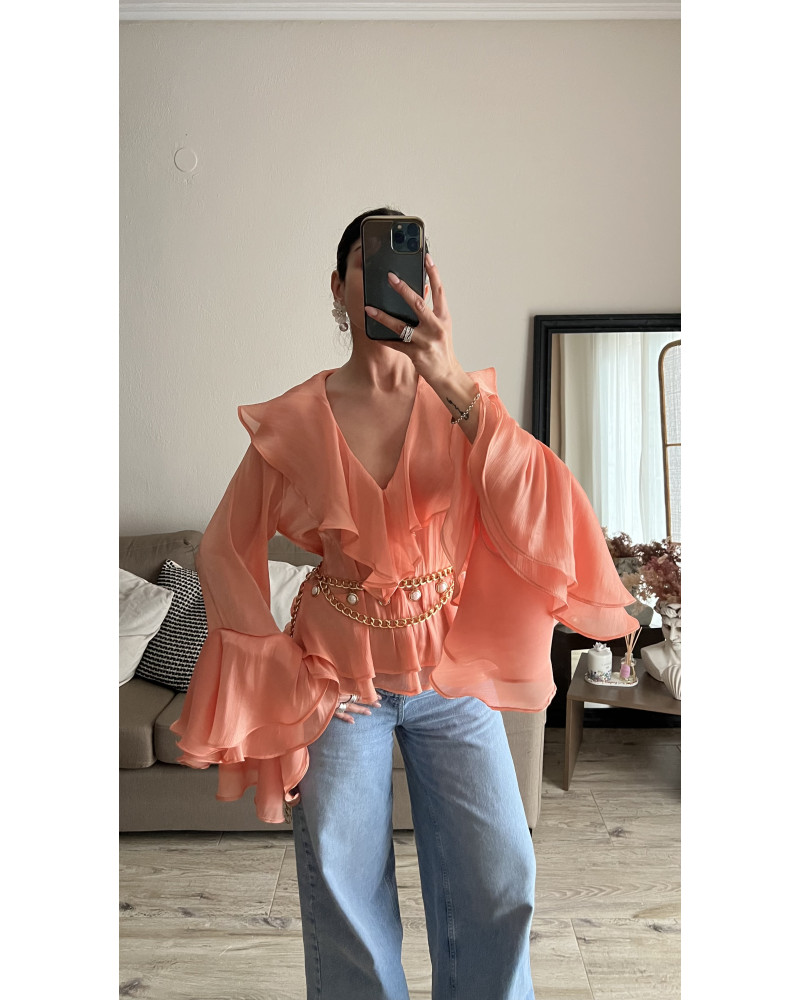 Marianne peach top 