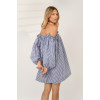 Bardot blue vichy dress 