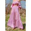 Candy Vichy pink skirt 
