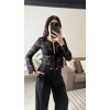 Dolce black lace top 