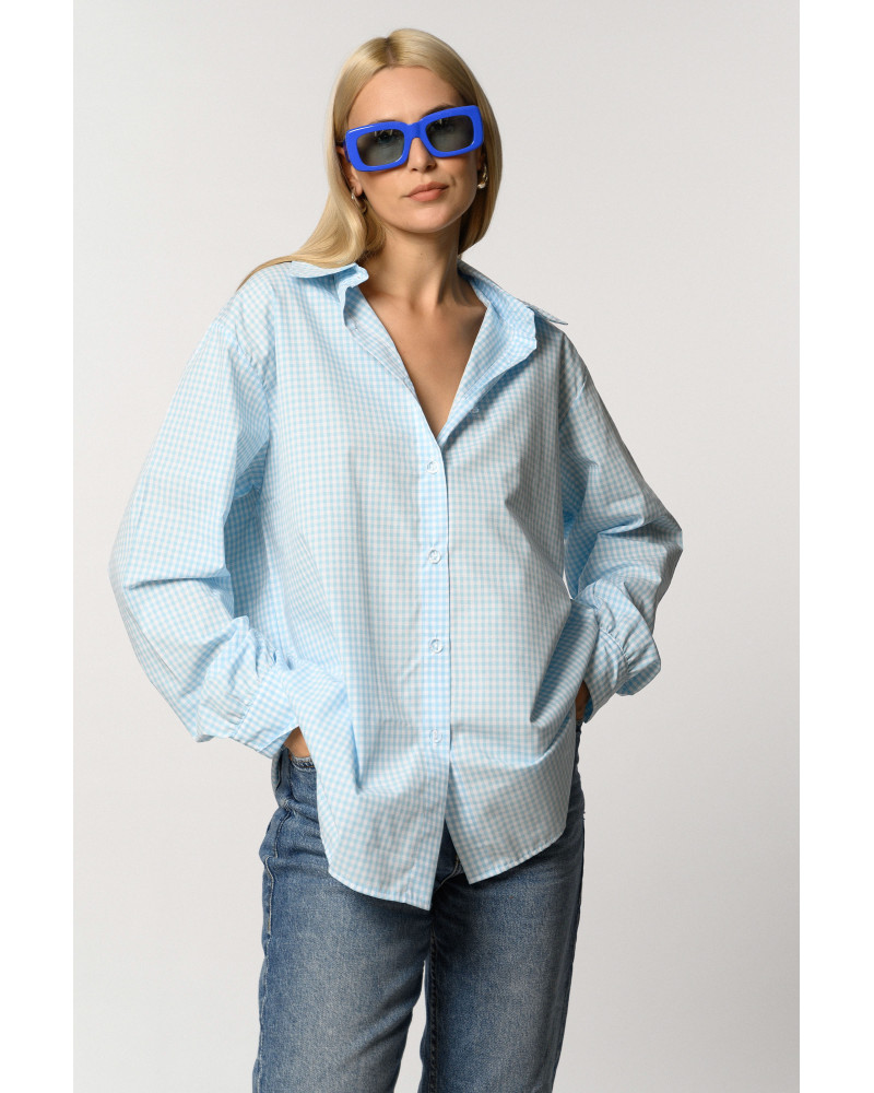 Miranda baby blue shirt 
