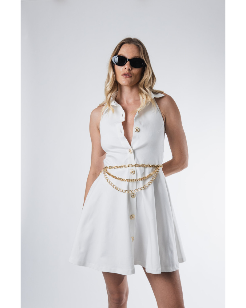 Riviera white dress 