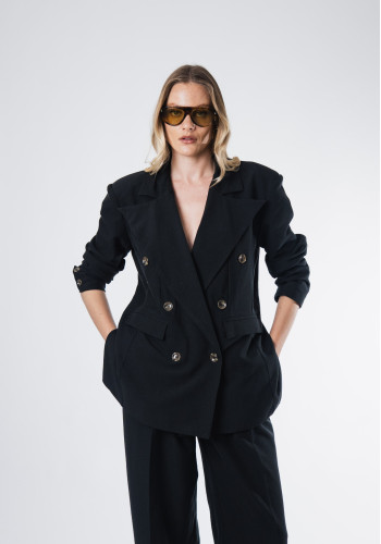 Camille black blazer 