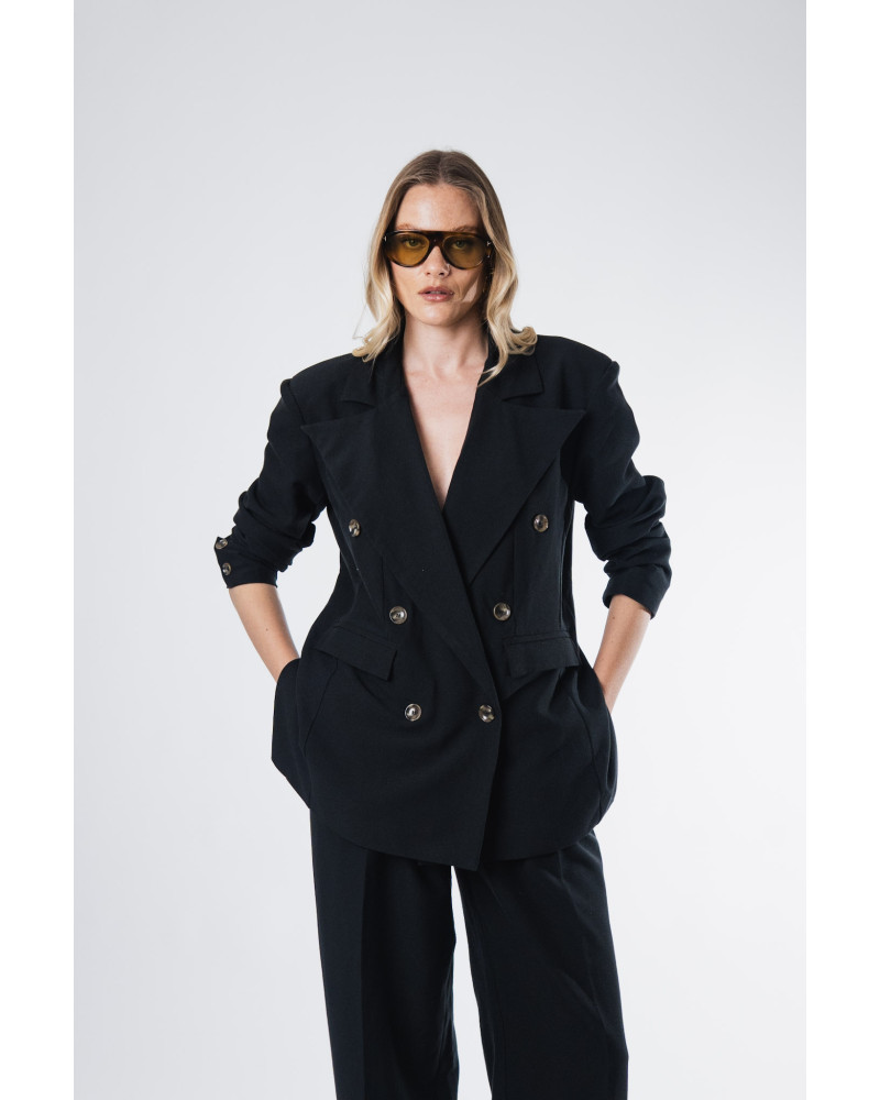 Camille black blazer 