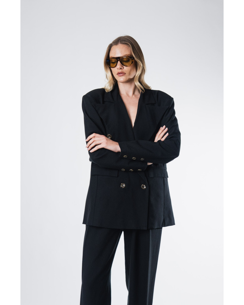 Camille black blazer 